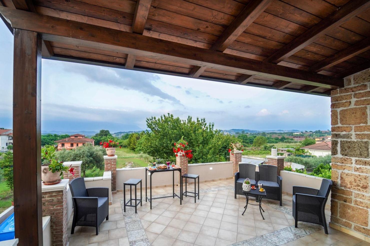 Villa Falcone Alvignano Exteriér fotografie